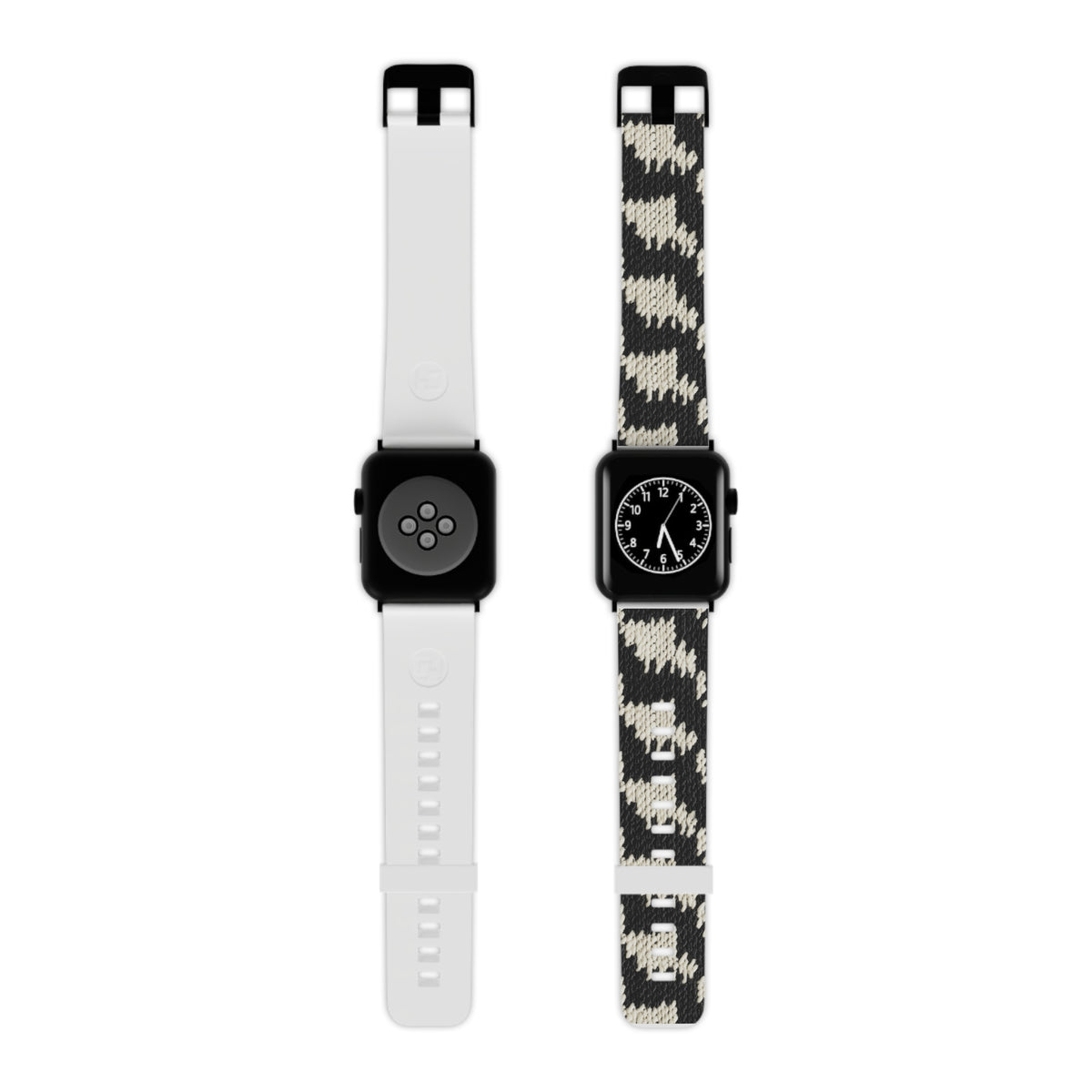 Black & White Apple Watch Band